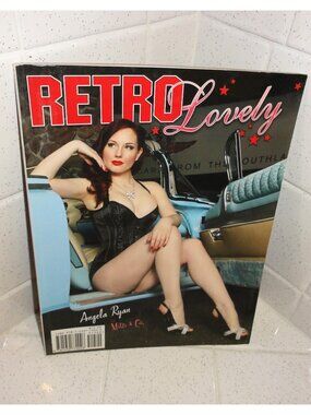 Vintage Retro Lovely Magazine Issue No. 5 Angela Ryan modern pinup girls